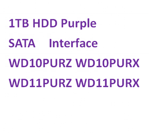 ฮาร์ดดิสก์ WD10PURZ SATA III WD10PURX WD10EJRX ขนาด 1TB 2TB 4TB 6TB 8TB สีม่วง ความจุ 3.5 นิ้ว แบบภายใน พร้อมแคช 64M รุ่น Refurbished - Product Image 2
