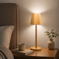 Lampe de table LED rechargeable moderne à commande tactile, 3 modes de couleur, gradation progressive, sans fil, pour chevet et bureau, CRI 95, économe en énergie