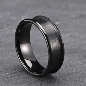 Anillos en Blanco de Tungsteno Cerámico Damasco Titanio Cobalto Cromo de 8mm de Alta Calidad para Resina, Anillos en Blanco para Anillos Infinitos - Product Image 1