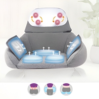 Coussin de siège de massage portable pliable Air Compression Pétrissage Chauffage Mini fauteuil de massage pour bureau à domicile Vente en gros OEM d'usine