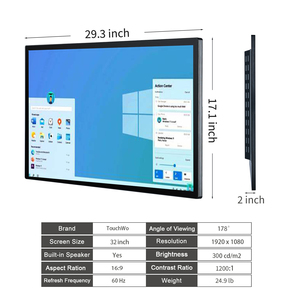 21.5 32 43 49 55 65 <strong>Inch</strong> 2k / 4k <strong>Pcap</strong> <strong>Touch</strong> <strong>Screen</strong> Tft Lcd <strong>Touch</strong> <strong>Screen</strong> for Advertising <strong>Display</strong> Product Introduction with Stand - Product Image 4
