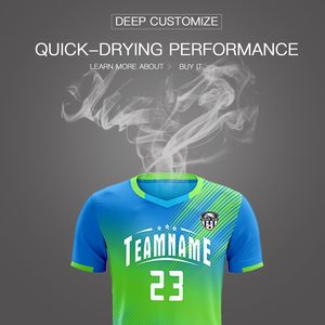 Pantalones Cortos de Fútbol Personalizados Unisex para Adultos, Cuello en V, Sublimados, que Absorben la Humedad, con Impresión de Nombre del Equipo, Número y Logotipo - Product Image 4