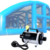 Compresseur d'air électrique haute pression 1200W pour grandes tentes gonflables, pompe à air intelligente à gonflage et dégonflage automatique