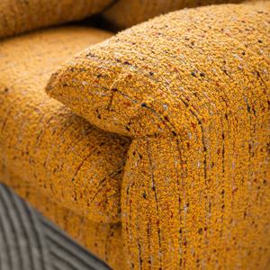 <span class=keywords><strong>Divano</strong></span> Pieghevole Malaren in Stile Retrò per Soggiorno, Poltrona Imbottita in Tessuto a Un Posto - Product Image 5