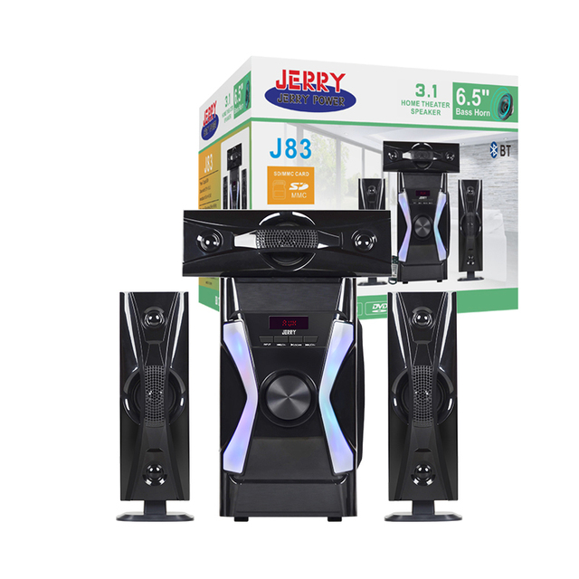 Made in China Wholesale Home Theater Systems 3.1 Sound Wireless Plastic & Wood Speakers Subwoofer 60W USB Interface