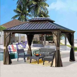 Không thấm nước nhôm gazebo gian hàng vườn ngoài trời kim loại Patio cứng hàng đầu gazebo - Product Image 2