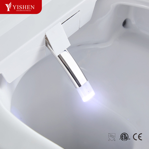 Inodoro inteligente de cerámica montado en la pared, artículos sanitarios, armario automático con cuenco alargado, función de <span class=keywords><strong>Control</strong></span> remoto para Baño - Product Image 4