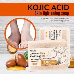 Jabón orgánico de leche de cabra con logotipo personalizado con ingrediente de aloe vera que aumenta el resplandor y la elasticidad de la piel - Product Image 2