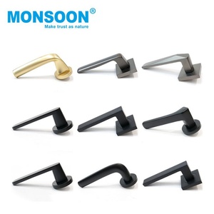 Manija de Puerta Moderna MONSOON de Acero Inoxidable y Aleación de Zinc, Diseño de Lujo, Estilo Americano, para Puertas Interiores de Madera de Apartamentos - Product Image 5
