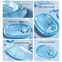 Matelas à eau pour chat Tapis à eau pour animaux de compagnie Grand chien Remplissage d'eau gonflable d'été Tapis de glace Cool épaissi Nid de chien Nid de chat