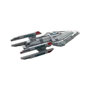 GoldMoc MOC-124963 USS Prometheus NX-59650 Building Blocks Set Star USS Trek Toy Starship Prometheus a Compatible with Bricks
