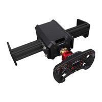 Yueshen T Slot Noir Anodisé Racing Simulator Cockpit Profil En Aluminium Support De Siège pour DD1 2 Base De Volant Sim Racing Rig
