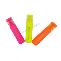 Fabricant Petits Cadeaux Bureau Fournitures Scolaires Vente en Gros 6 Couleurs Ensembles Encre Normale Oblique Pointe de Pinceau Surligneur Stylo Marqueur