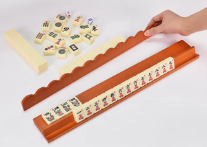 Soporte para Mahjong Estilo Americano CHIVAN, de Madera Sólida, con Empujador Magnético de Fichas, Plegable, Ecológico, Portátil, Moderno, de 17.5 Pulgadas, <span class=keywords><strong>Campi</strong></span> - Product Image 3