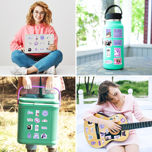 50 Pegatinas de Olivia <span class=keywords><strong>Rodrigo</strong></span>, Pegatinas de Vinilo Estéticas Moradas, Calcomanías Impermeables para Laptop, Botella, Diario - Product Image 5