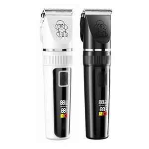 Özel Profesyonel Çelik Makas Seti, Taraklı Elektrikli Dijital Köpek Tüy Kesme Makinesi, Pil Şarjlı Evcil Hayvan Bakım Araçları Seti - Product Image 2