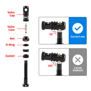 <span class=keywords><strong>Valve</strong></span> de pneu <span class=keywords><strong>tubeless</strong></span> en alliage d'aluminium MUQZI 45/55/65/75/85/100 mm <span class=keywords><strong>Valve</strong></span> Presta pour vélo de route <span class=keywords><strong>VTT</strong></span> - Product Image 4
