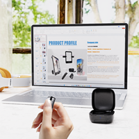 Control Remoto Recargable para Presentaciones, Anillo con Control Remoto para PowerPoint, Dispositivo Tecnológico Confiable para Presentadores