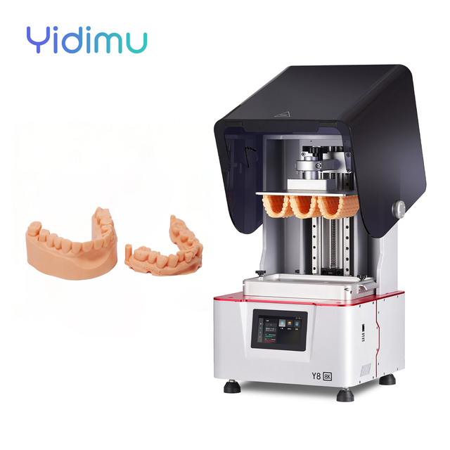 Yidimu 3D Printer Large Format High Resolution Dental Laboratory 3D Printer, High Precision Model Printer