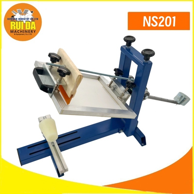 NS201 Manual Cylindrical Screen Printer Portable Cup Bottle Mug Wristband Bracelet Screen Printing Machine DGRUIDA