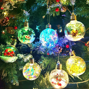 Feenhafte LED-Salzlampe Dekoration Weihnachtsbaum Kinderparty Ambiente-Beleuchtung Wirbelnde Leuchtlampe - Product Image 4