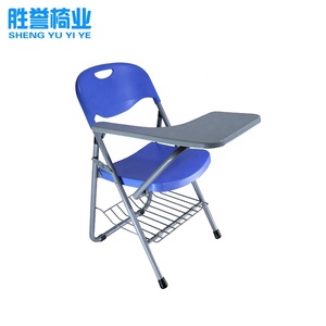 Economic Training Chair Wholesale Price School <strong>Study</strong> Chair Plastic Seats Student Chairs with Writing <strong>Pad</strong> - Product Image 2