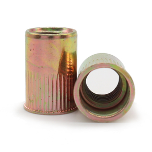 Đồ nội thất chèn Nut đinh tán mù thép carbon Đầu nhỏ có khía hình trụ đinh tán Nut M3-M12 chìm - Product Image 5