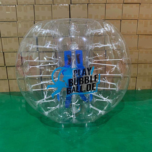 TPU 1,2 m/1,5 m/1,7 m Menschliche Größe Diy Blase Ball Körper Zorb Blase Fußball Aufblasbare Stoßstange ball - Product Image 4