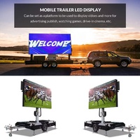 Écran LED mobile d'affichage publicitaire extérieur Muen P5 P6 P8 P10, étanche et haute luminosité, pour remorque