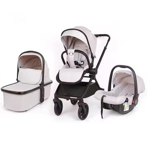 Cochecito de bebé convertible o tumbado, cochecito de recién nacido bidireccional, vista alta multifuncional 3 en 1 con asiento de coche - Product Image 5