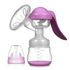 Bomba coletora de silicone para mamas, máquina portátil para alimentação de peitos e leite materno