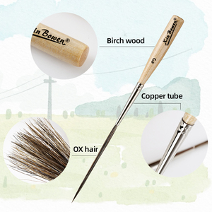 Set di Pennelli Xin Bowen Art in Pelo di Bue Lungo per <span class=keywords><strong>Acquerello</strong></span>, Tre Tipi di Pennelli Singoli Personalizzabili - Product Image 2