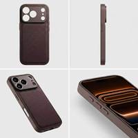 Étui pour iPhone 18 en cuir PU avec motif animal et finition mate, coque de protection antichoc pour téléphones mobiles