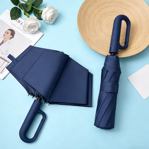 <span class=keywords><strong>Parapluie</strong></span> <span class=keywords><strong>de</strong></span> luxe élégant pour <span class=keywords><strong>homme</strong></span> et femme, léger et compact, protection solaire et pluie, avec logo personnalisé - Product Image 1
