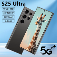 Nouveau modèle 2026 – Smartphone original S25 Ultra 5G, 16 Go + 1 To, batterie 7800 mAh, charge rapide, version globale, Android 15