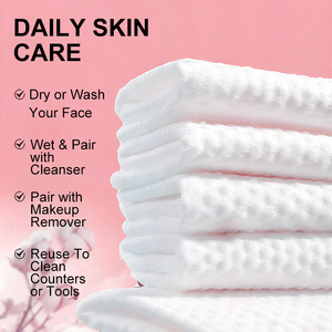 Toallas de Lujo Grandes Desechables de Calidad Profesional para Spa y Salón, Fabricadas en Fábrica, 20*20cm, de Algodón, para Baño y Cabello, para Huéspedes sy421 - Product Image 2