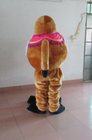 Efun Costume de chameau en peluche avec motif personnalisé pour 2 personnes, mascotte de dessin animé, animal de Noël pour adultes, promotion d'Halloween