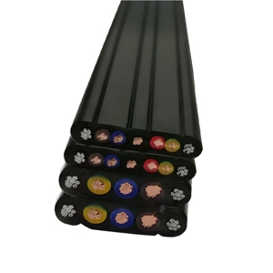 Cable de par trenzado blindado plano y flexible para ascensores y equipos mecánicos telescópicos, OEM, 8 núcleos, 26 AWG, RJ - Product Image 2
