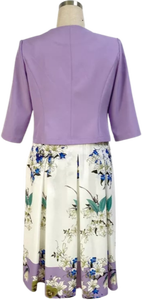 Robes de cérémonie pour femmes grandes tailles, robe maxi florale, robe plissée pour femmes - Product Image 5