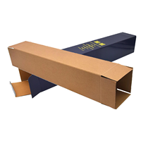 Boîte en papier kraft écologique personnalisée, grande, longue, pliable, petite, pour l'emballage de produits artisanaux, cosmétiques, huiles essentielles, parfums