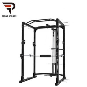 Équipement de fitness commercial Pilot Sports, rack de <span class=keywords><strong>squat</strong></span> demi-corps avec accessoire - Product Image 4