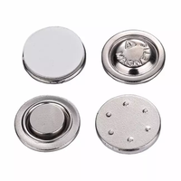 Badge magnétique personnalisé en métal avec logo, petit porte-badge magnétique rond