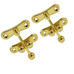 금색 걸쇠 장식 브론즈 빈티지 자물쇠 나사 포함 보석함 나무 상자용 - Product Image 4