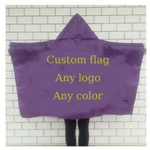 Drapeau corporel patriotique en polyester 100D de haute qualité, impression numérique personnalisée, vente chaude, décorations publicitaires pour fanions en fibre de verre - Product Image 5