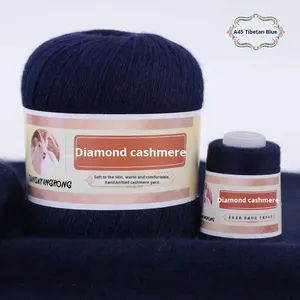 Filo di Lana Cashmere <span class=keywords><strong>Diamantato</strong></span> Medio-Grosso 6+6, Filo per Cucito con Filo d'Acciaio Rivestito in Aramide, Modello A35 Hebei - Product Image 5