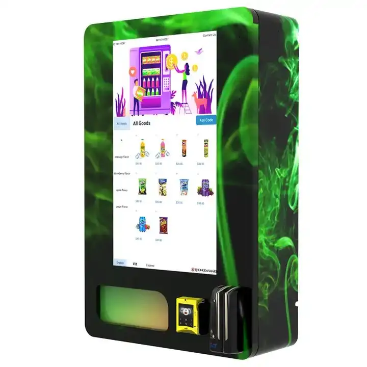 Máquina de venda automática de parede personalizada para preservativos CBD, cigarros, tabaco e álcool com design durável