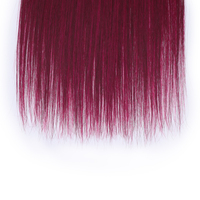 Rebecca Faisceaux de Cheveux Synthétiques Raides en Fibre Résistante à la Haute Densité Extension de Faisceaux de Cheveux Tressés Résistants à la Chaleur Non Flammes