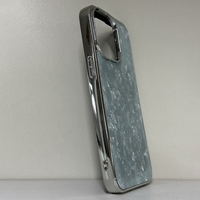 Étui de téléphone antichoc en perles électro-plaquées pour 16 15 14 13 Pro Max, étui de protection en TPU PC irisé