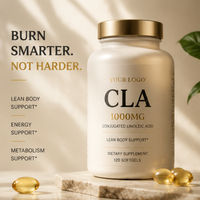 OEM Acide Linoléique Conjugué (CLA) Naturel 1000mg Gélules Molles Complément Nutritionnel Quotidien pour l'Équilibre Métabolique 120 Gélules Molles