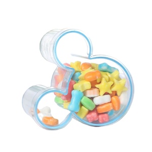 Conteneur de drague en plastique <span class=keywords><strong>à</strong></span> tête de Mickey 3D, conteneur pointu <span class=keywords><strong>à</strong></span> tête de souris de drague en plastique bon marché - Product Image 2